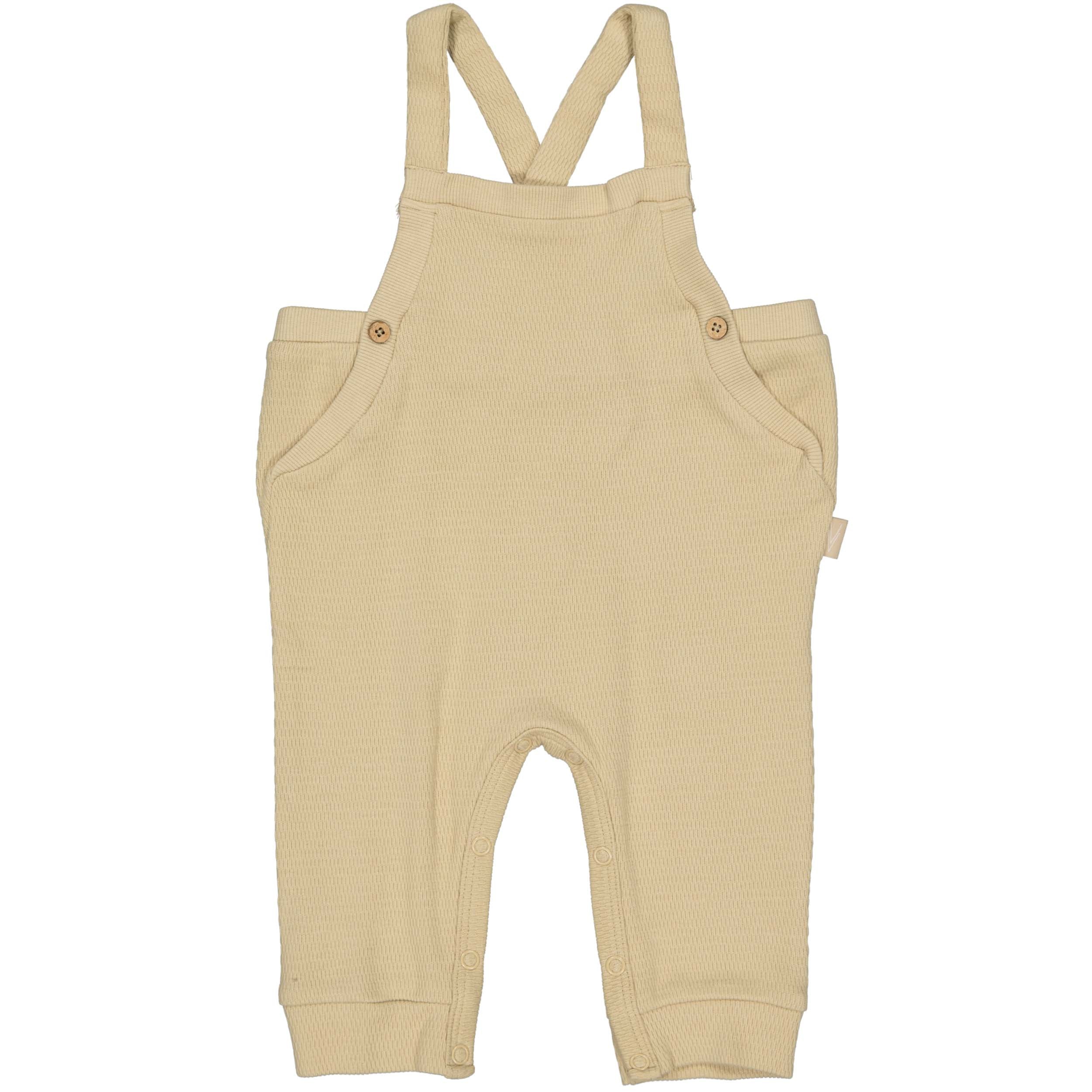 Zachtgele salopette met borstzak | Beige