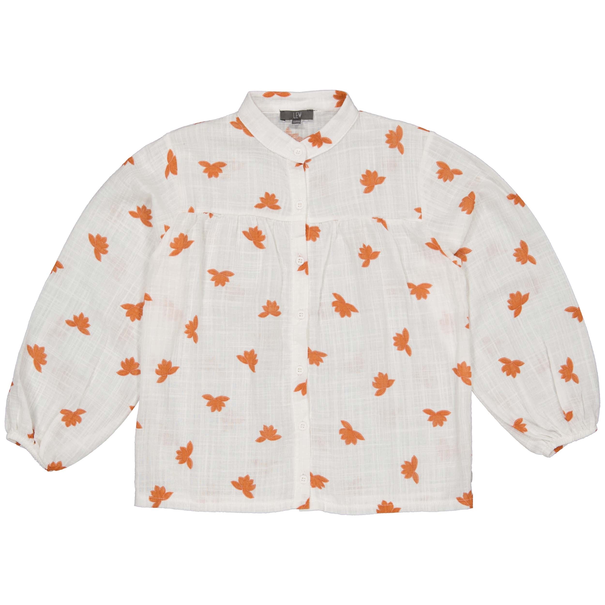 SHIRT | AOP Orange Flower