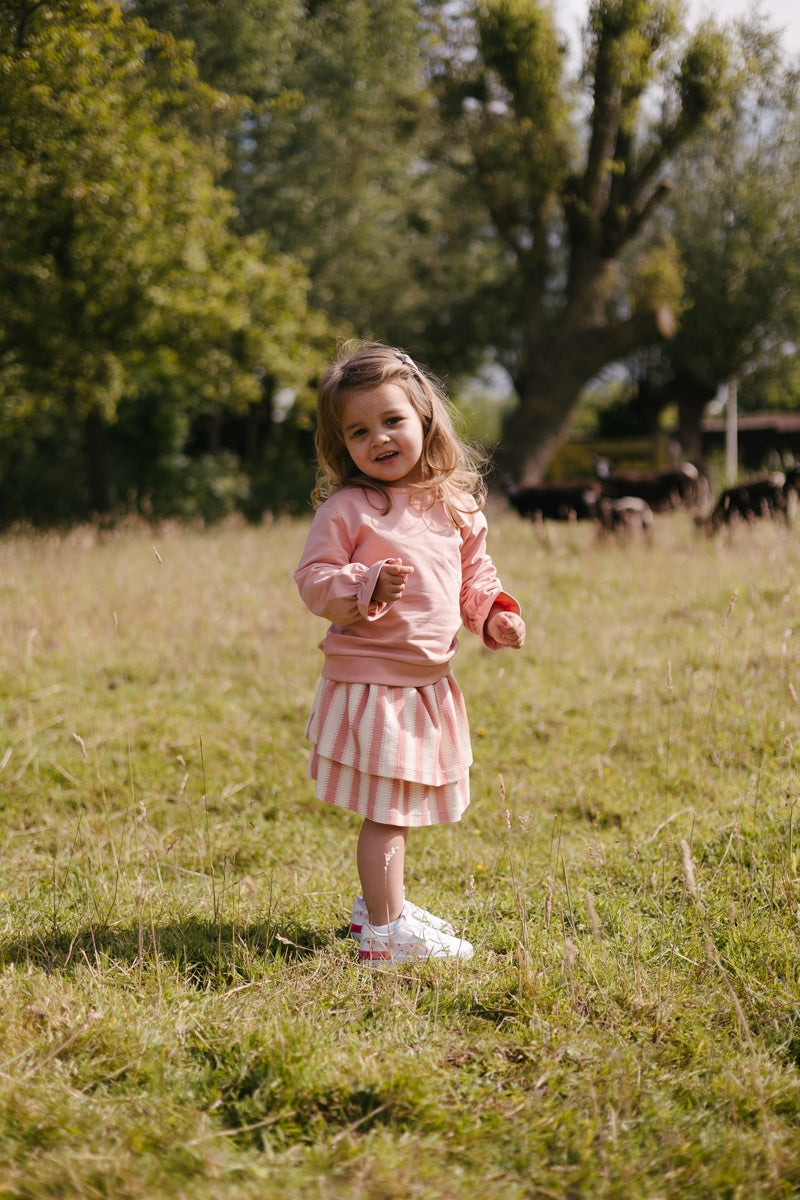 SKIRT | AOP Pink Stripe