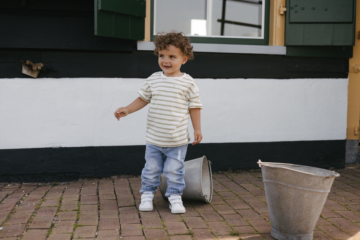 Shirt gestreept | AOP White Stripe