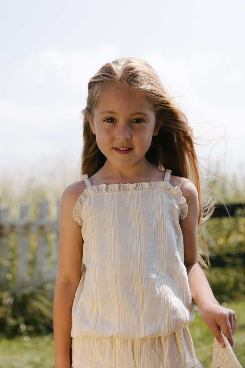 Top geel gestreept | AOP Yellow Stripe