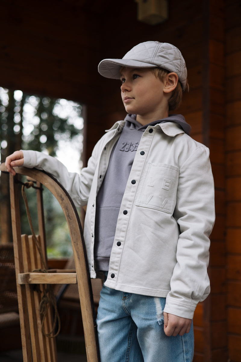 Overshirt ecru | Kit