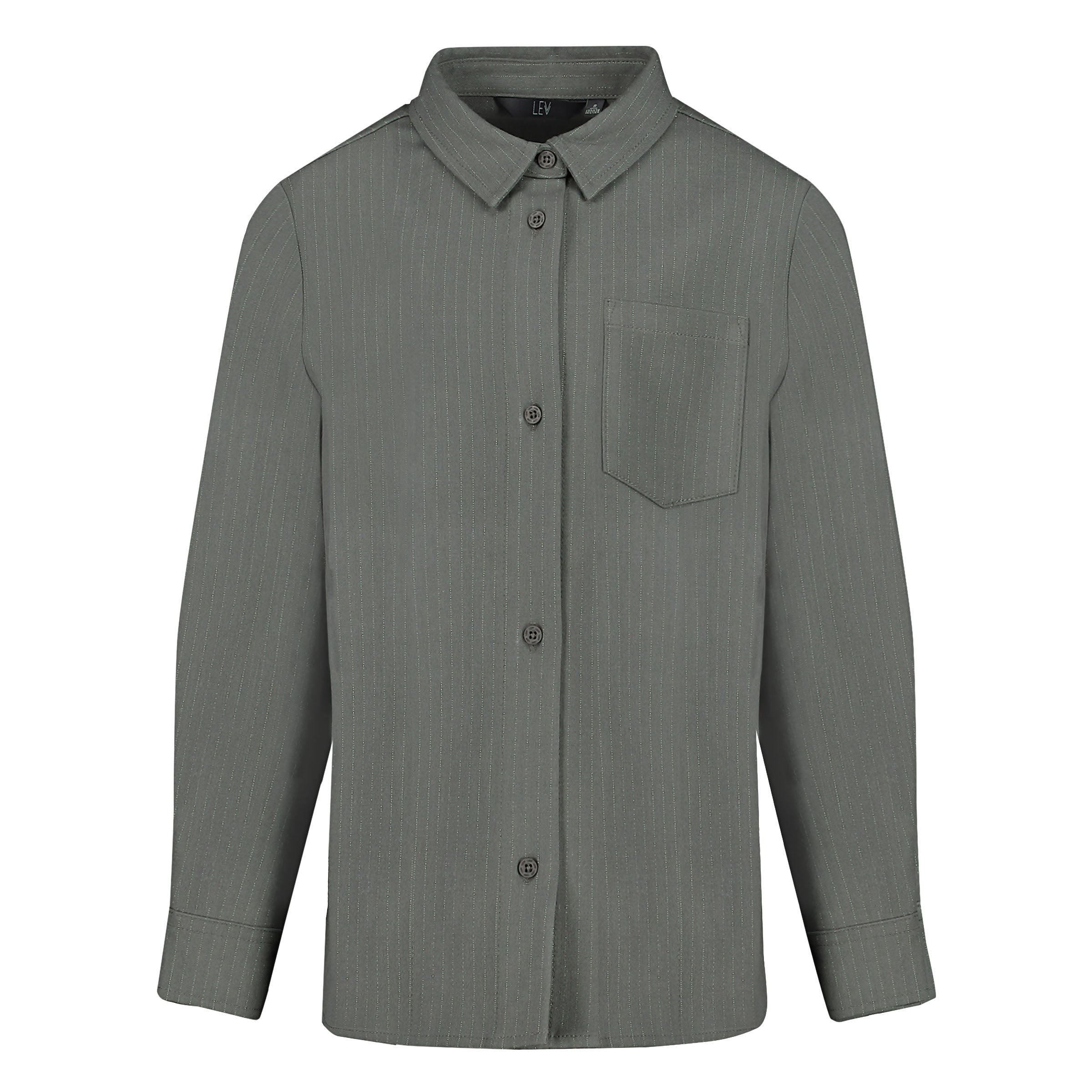 Blouse gestreept | AOP Grey Stripe