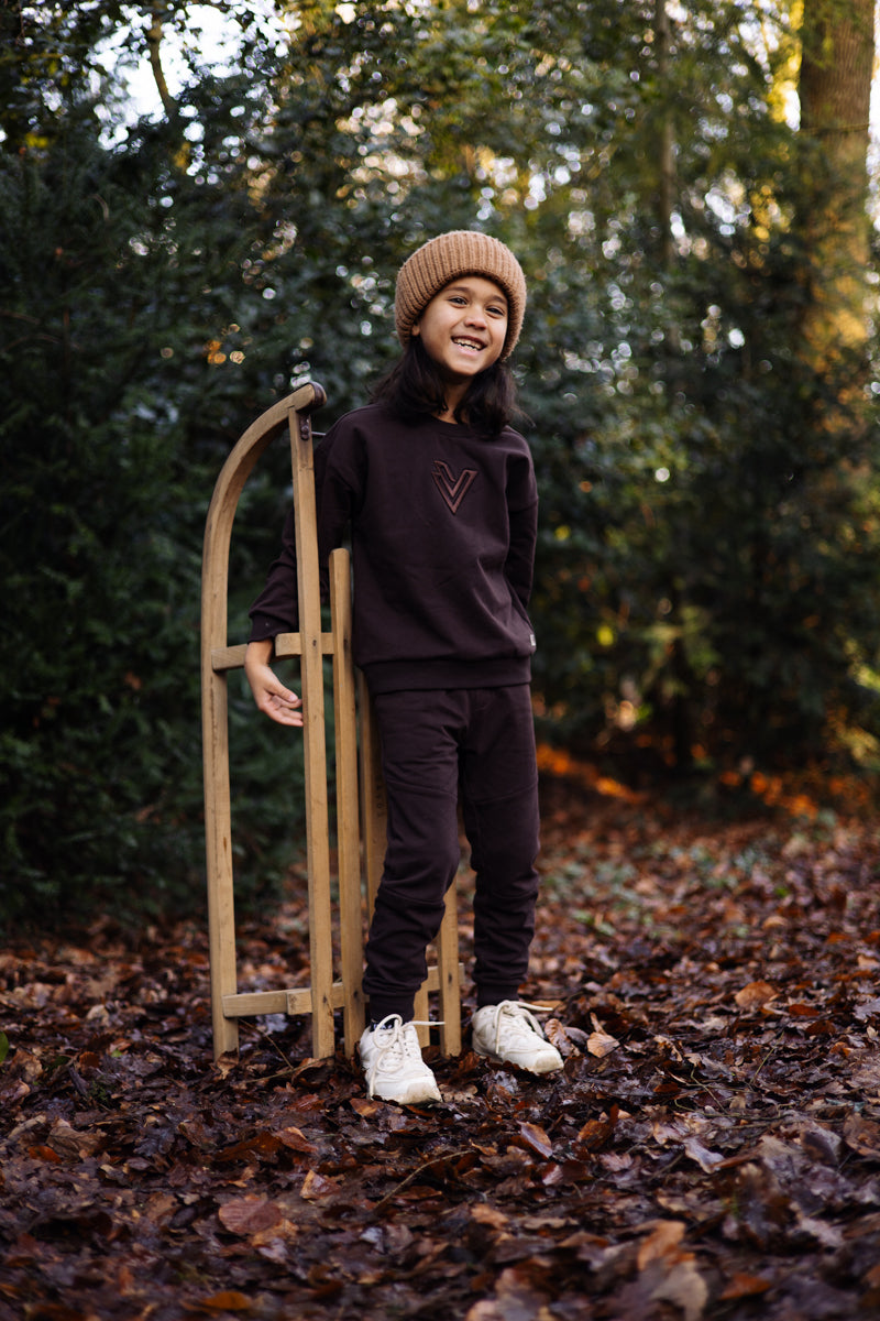 Joggingbroek donkerbruin | Dark Brown