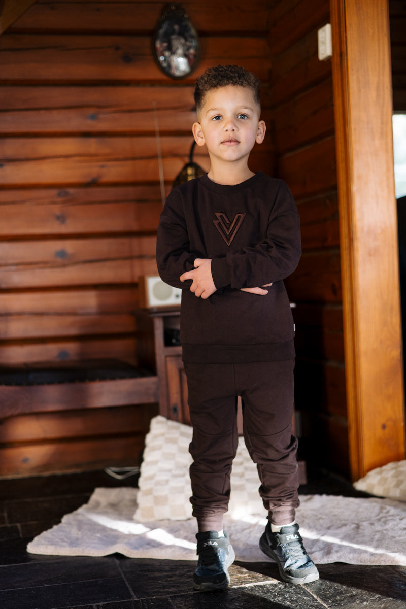 Joggingbroek donkerbruin | Dark Brown