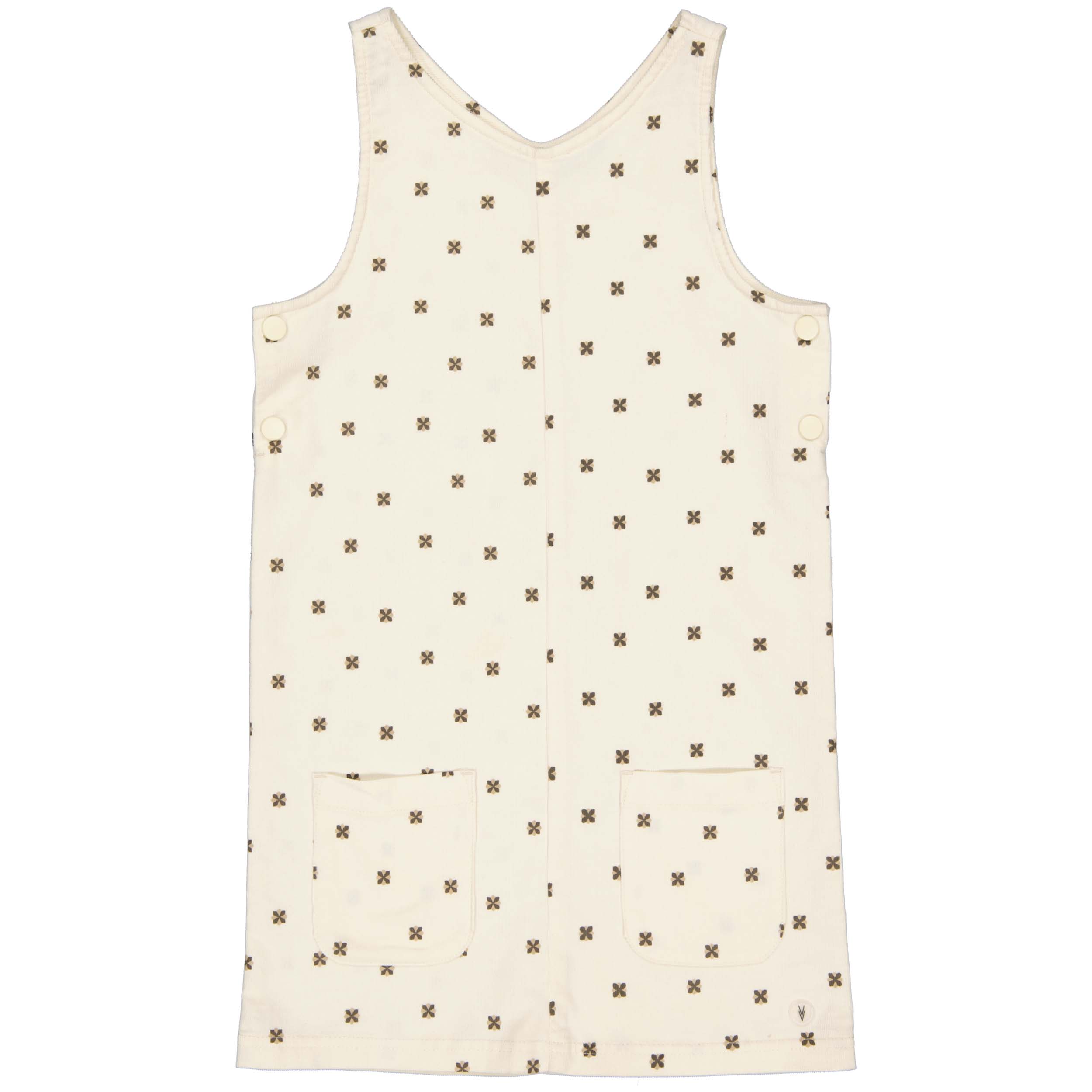 Jurk all over print creme | AOP Cream Shapes