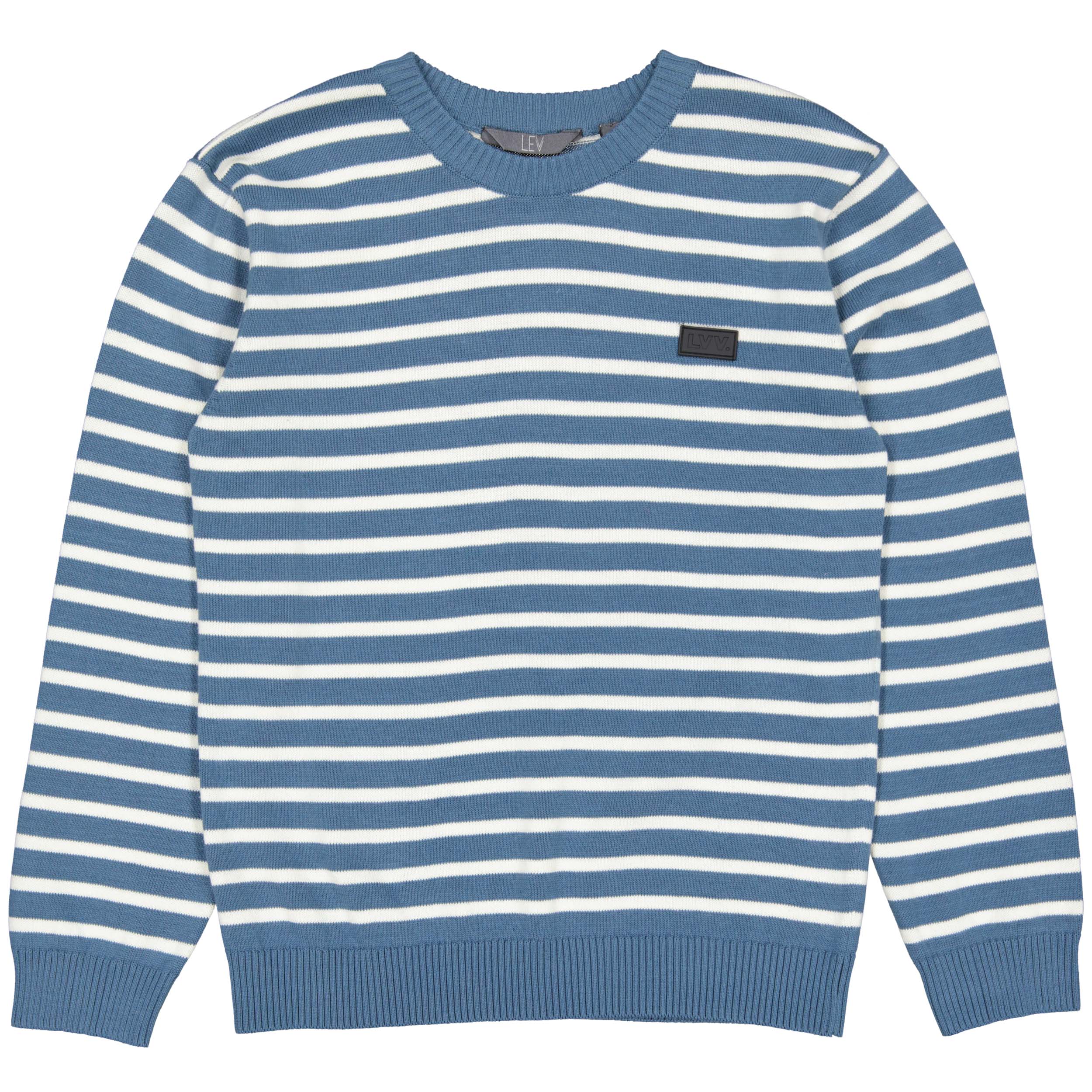 Pullover blauw gestreept | AOP Blue Stripe