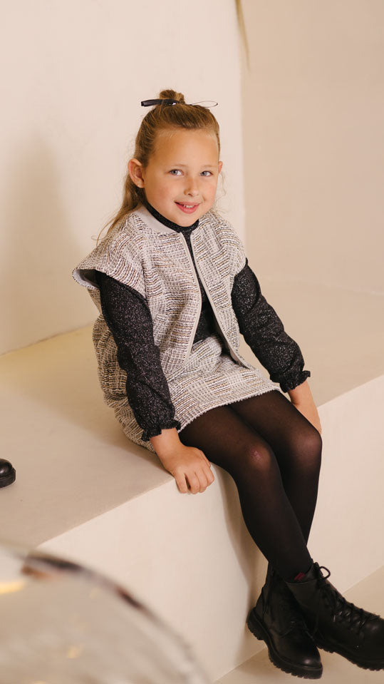 Shirt met glitter | Black