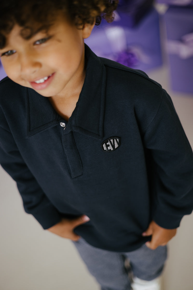 Sweater met logo | Dark Blue