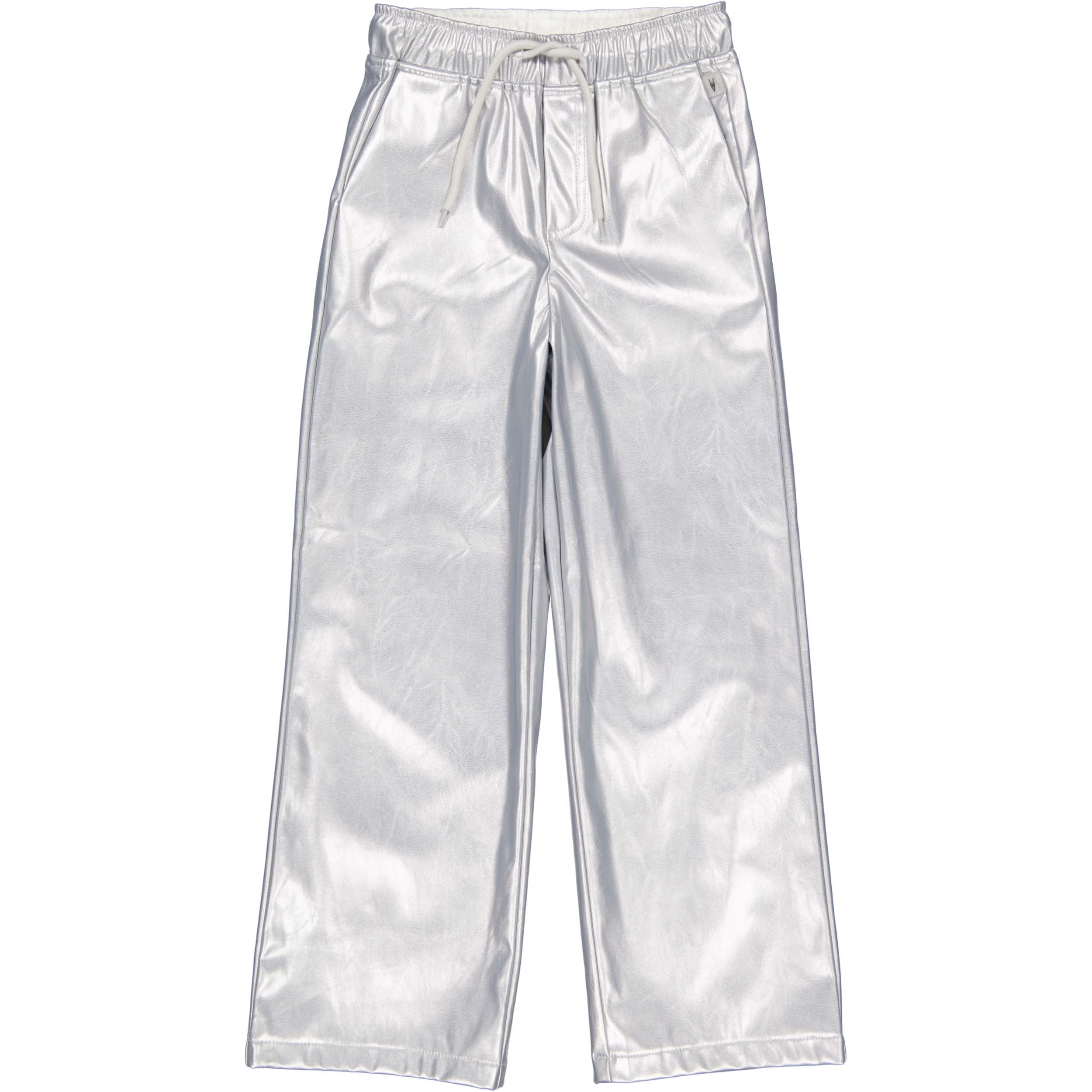 Broek met elastische band en koord | Silver