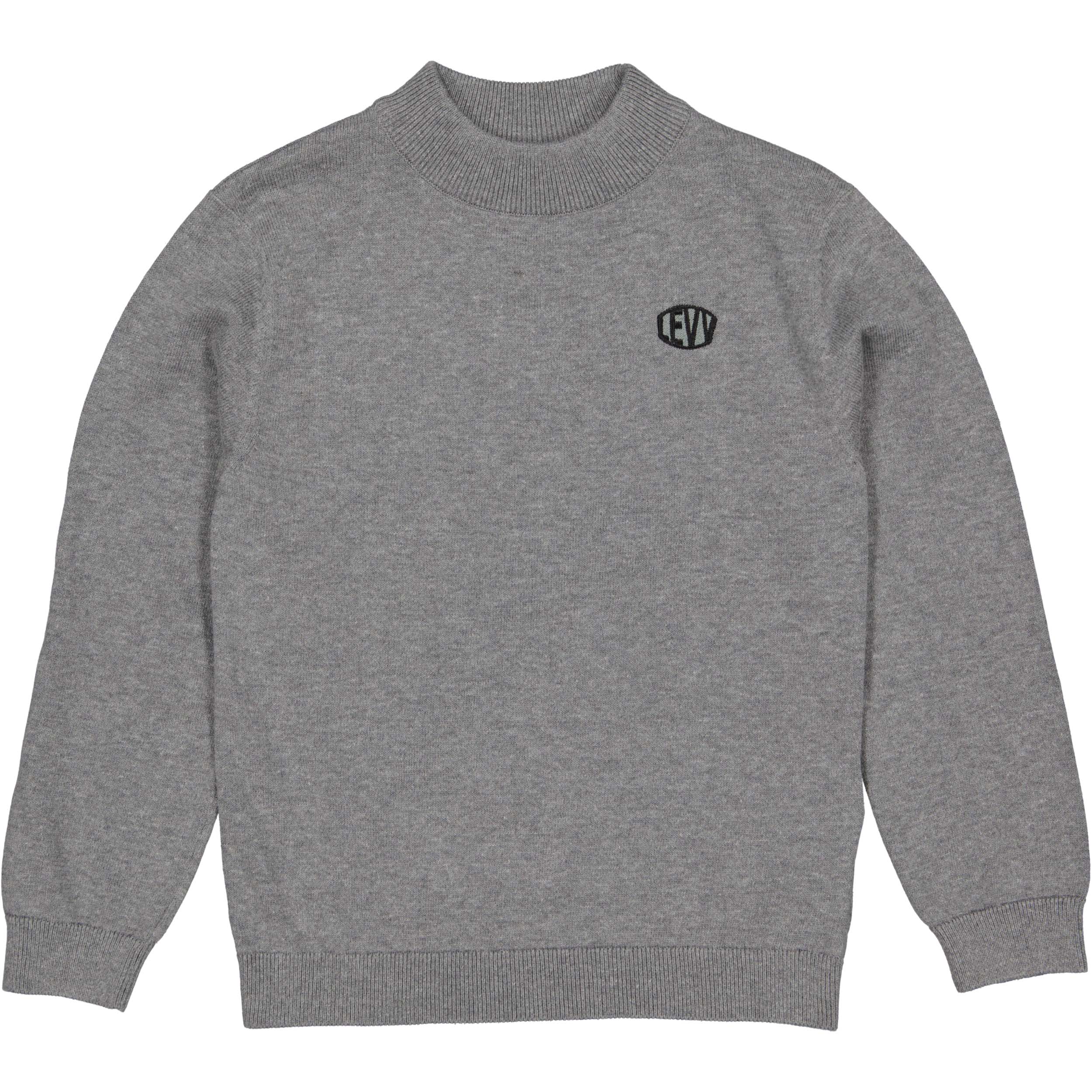 Pullover met geborduurd logo | Grey Melee