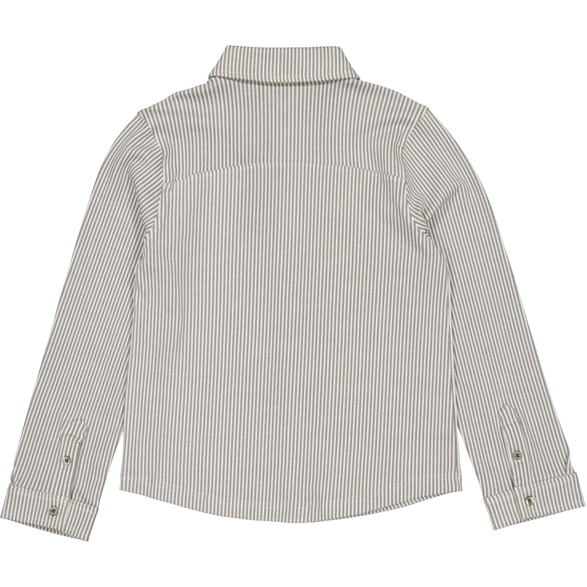 Blouse gestreept | AOP Grey Stripe
