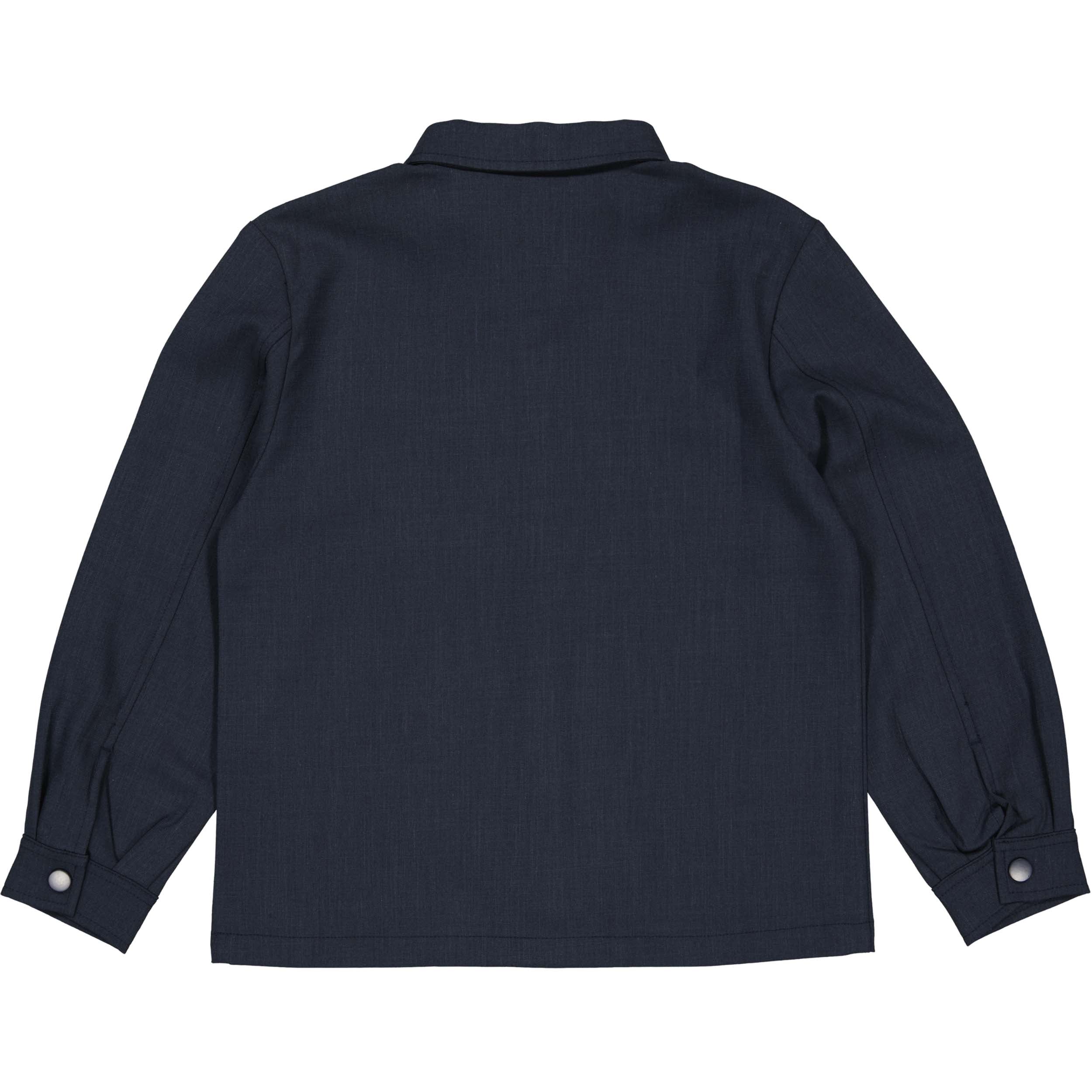 Blouse met borstzak | Dark Blue