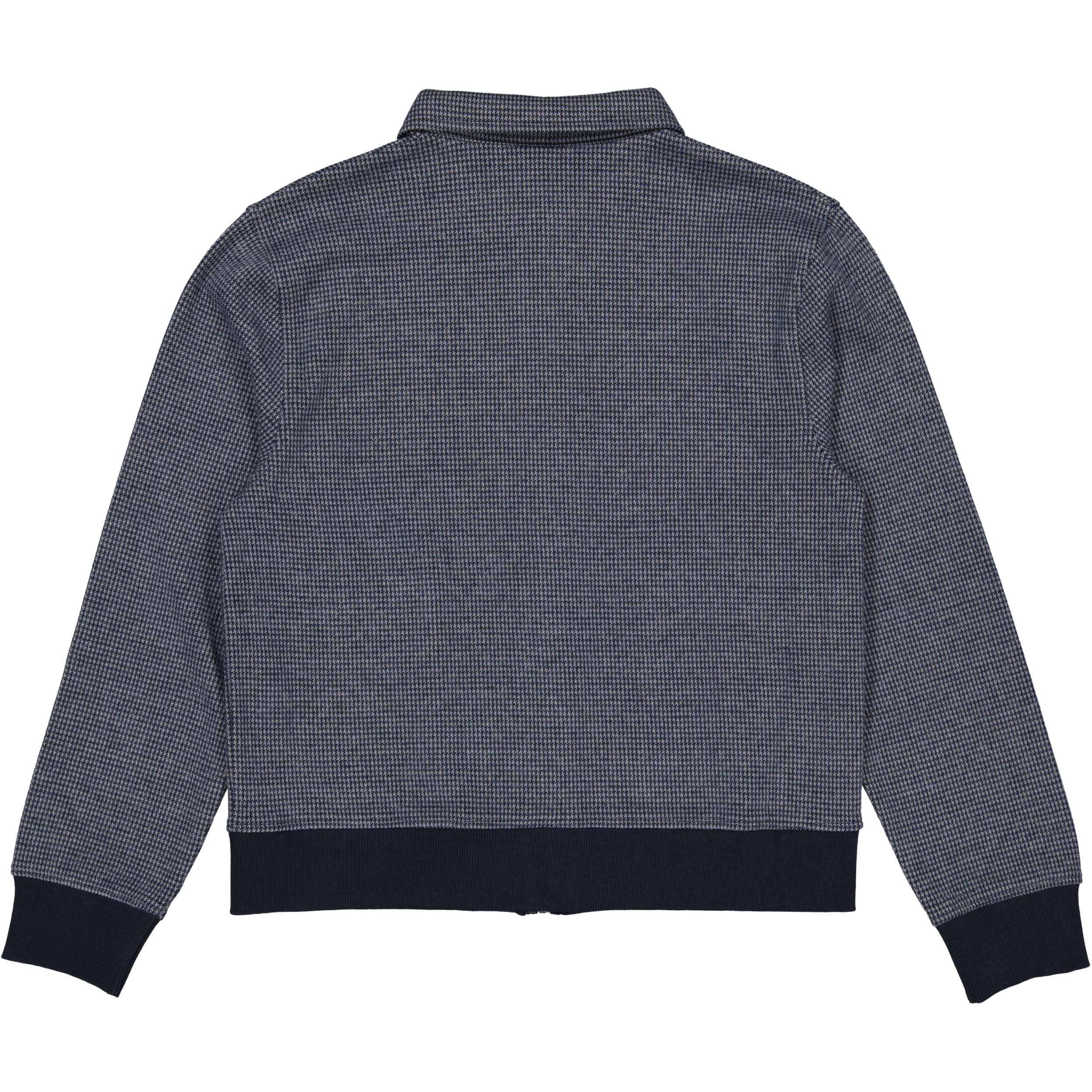 Jacket met zakken en ritssluiting | AOP Blue Check