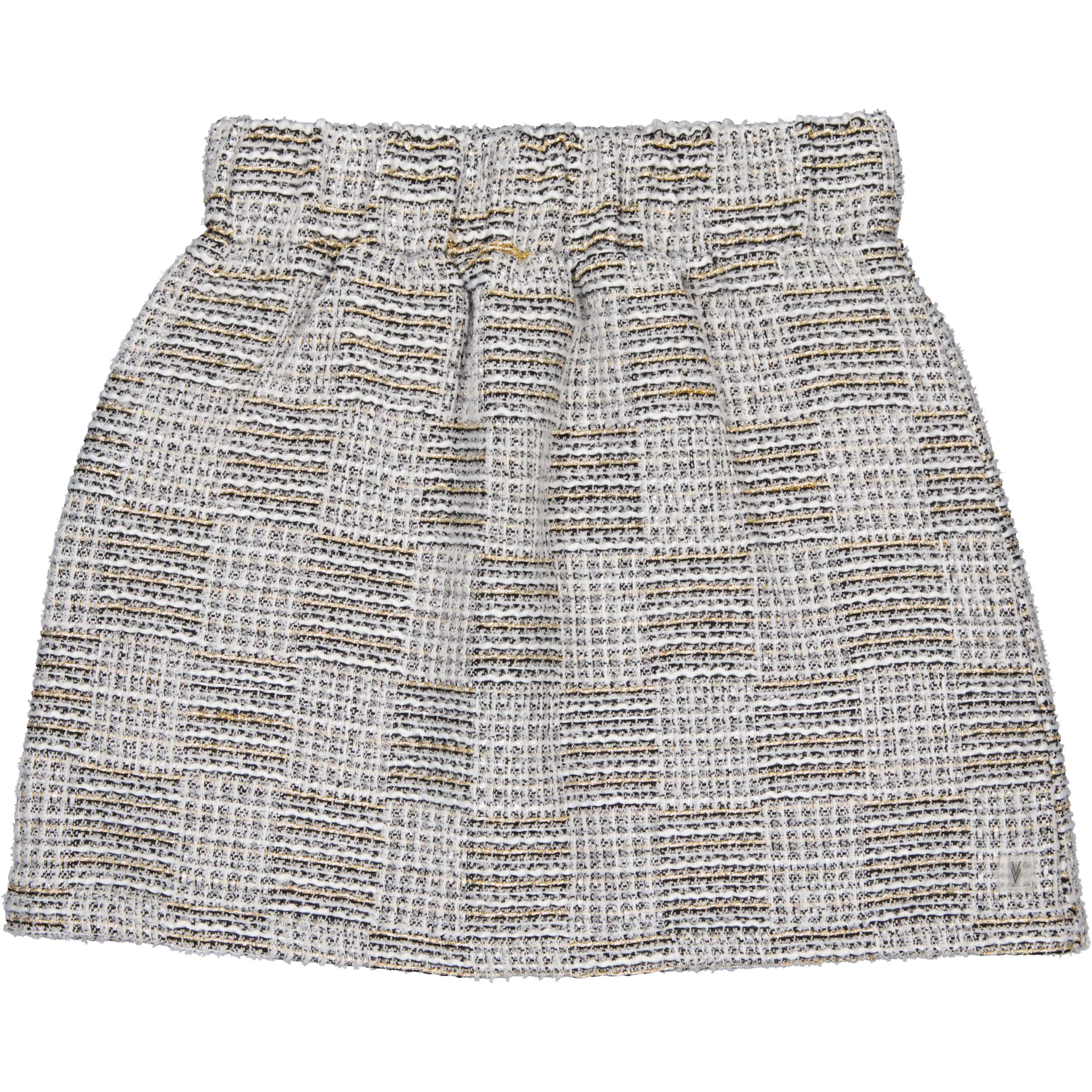 Rok in glitterstof | AOP Multi Check