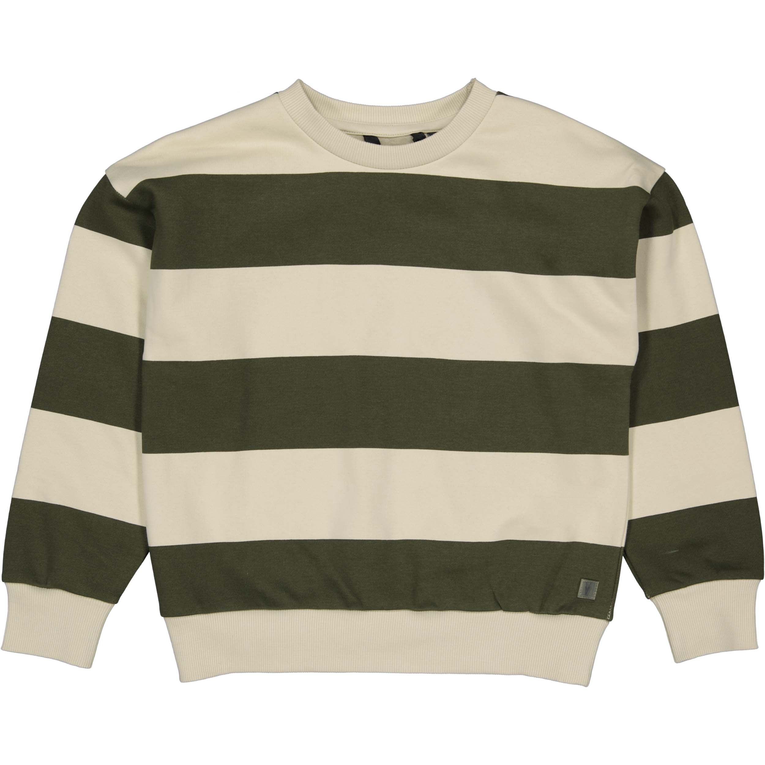 Sweater | AOP Green Stripe