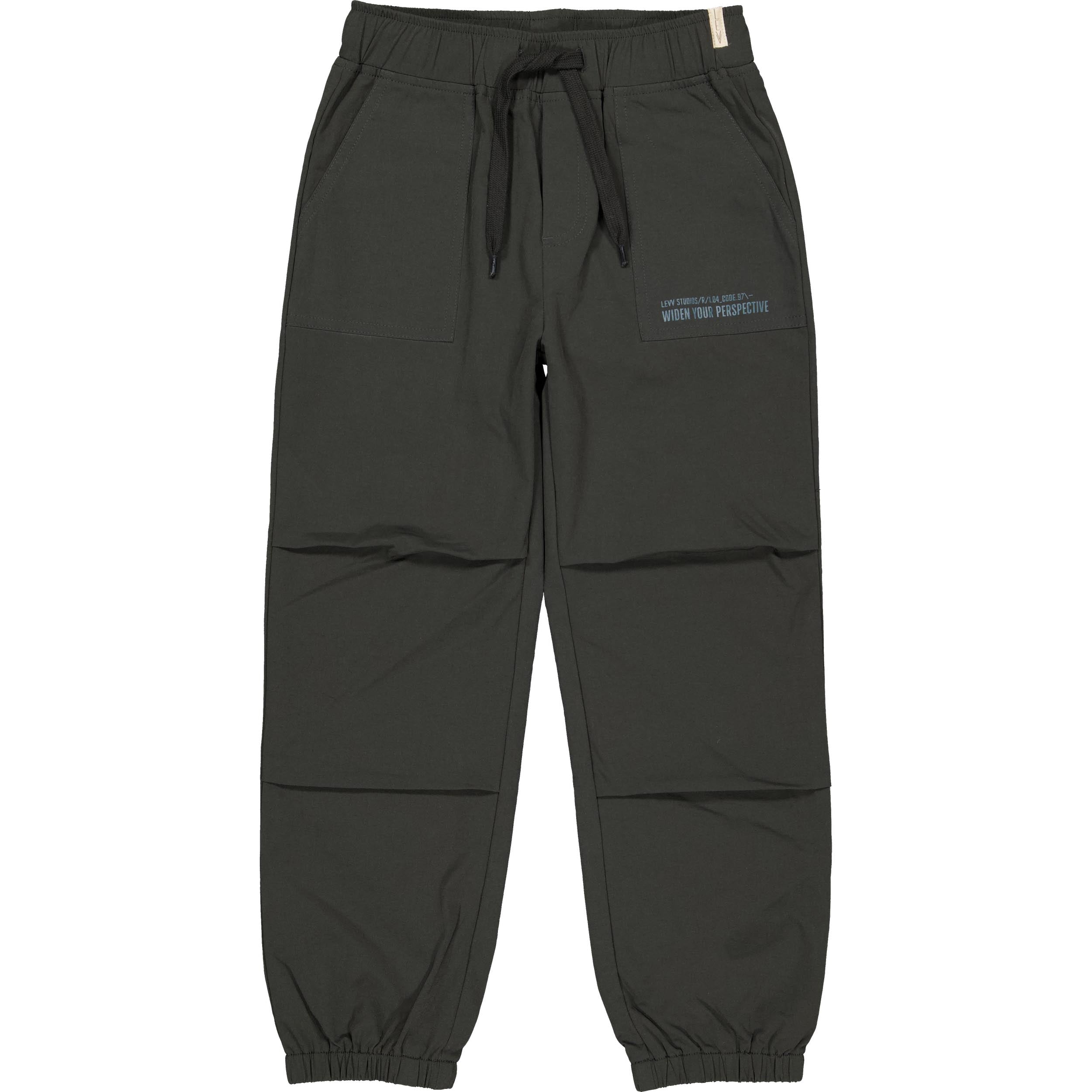 Donkergroene broek met zijzak | Night Blue
