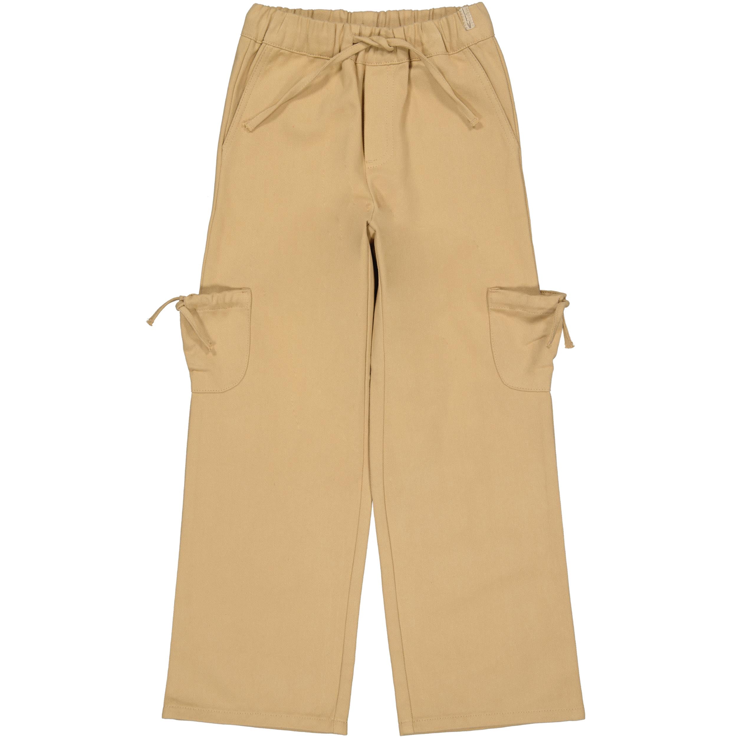 Lichtbeige cargobroek met zijzakken | Light Sand