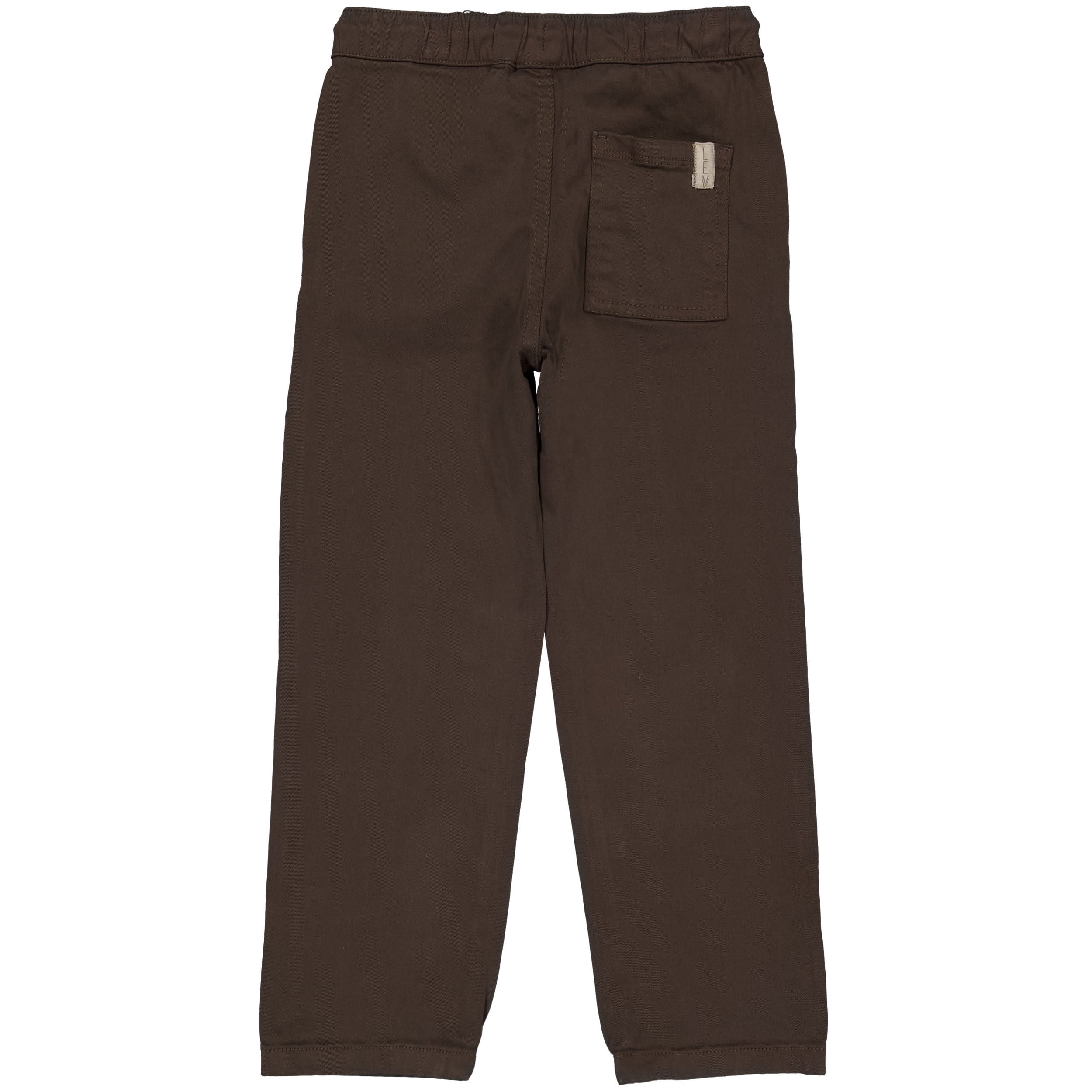 Taupe broek met trekkoord | Chocolate Brown