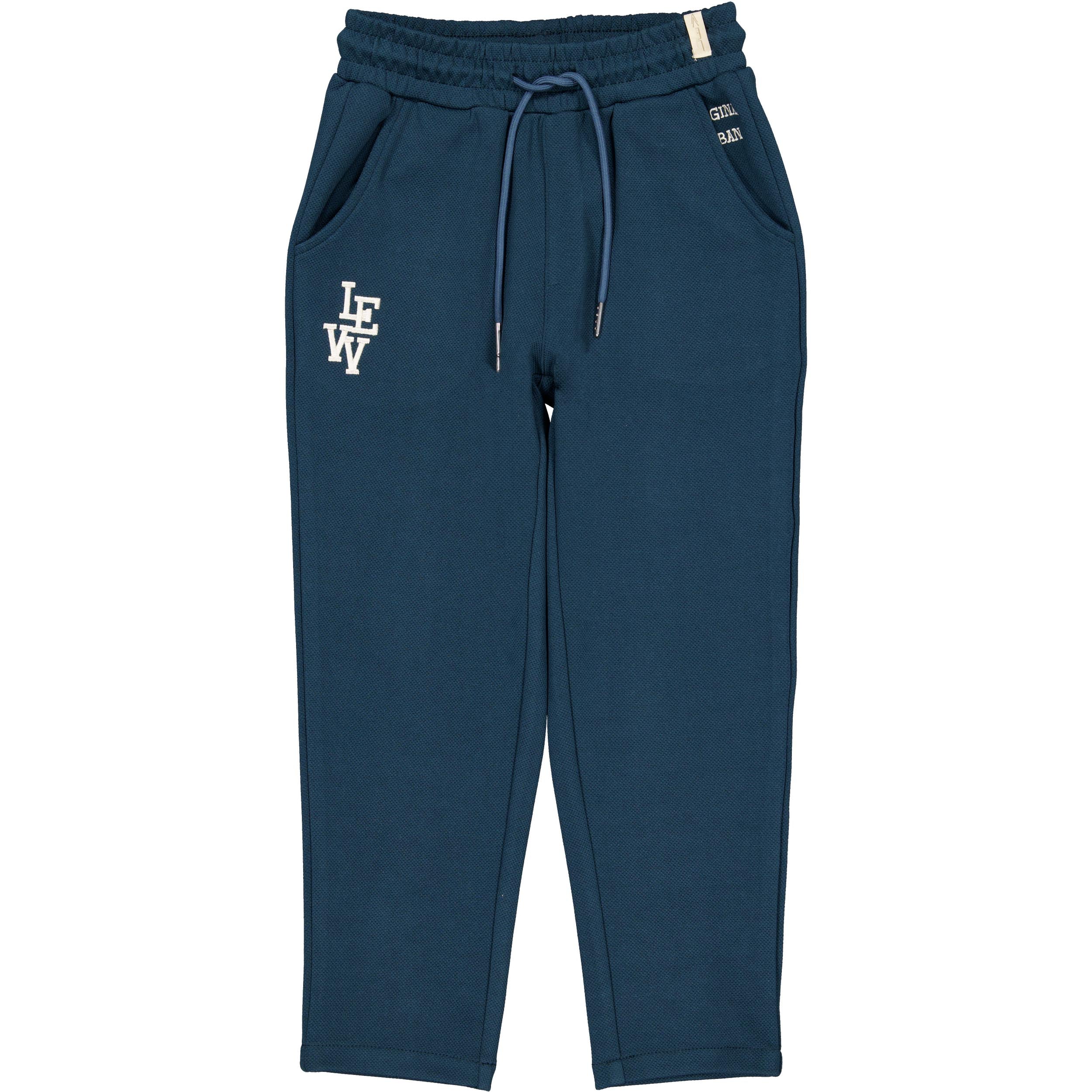 Petrolblauwe joggingbroek met print | Dark Blue