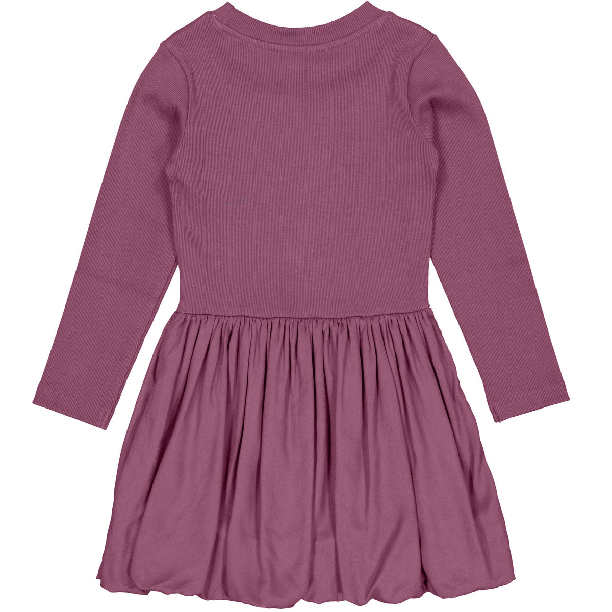 Paarsroze jurk met gerimpelde rok | Dark Mauve