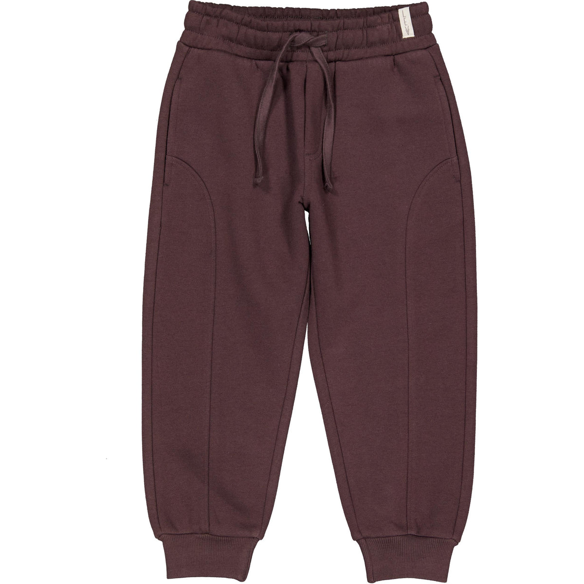 Bruine jogpants met koord | Purple Grey