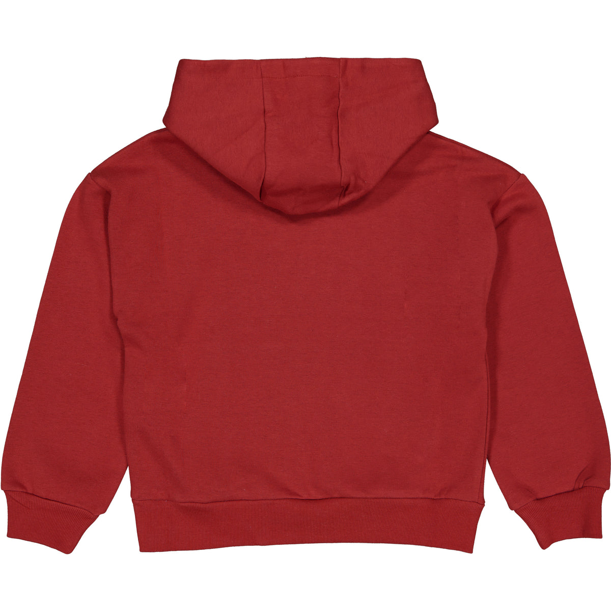 Rode hoodie met kangoeroezak | Vintage Red