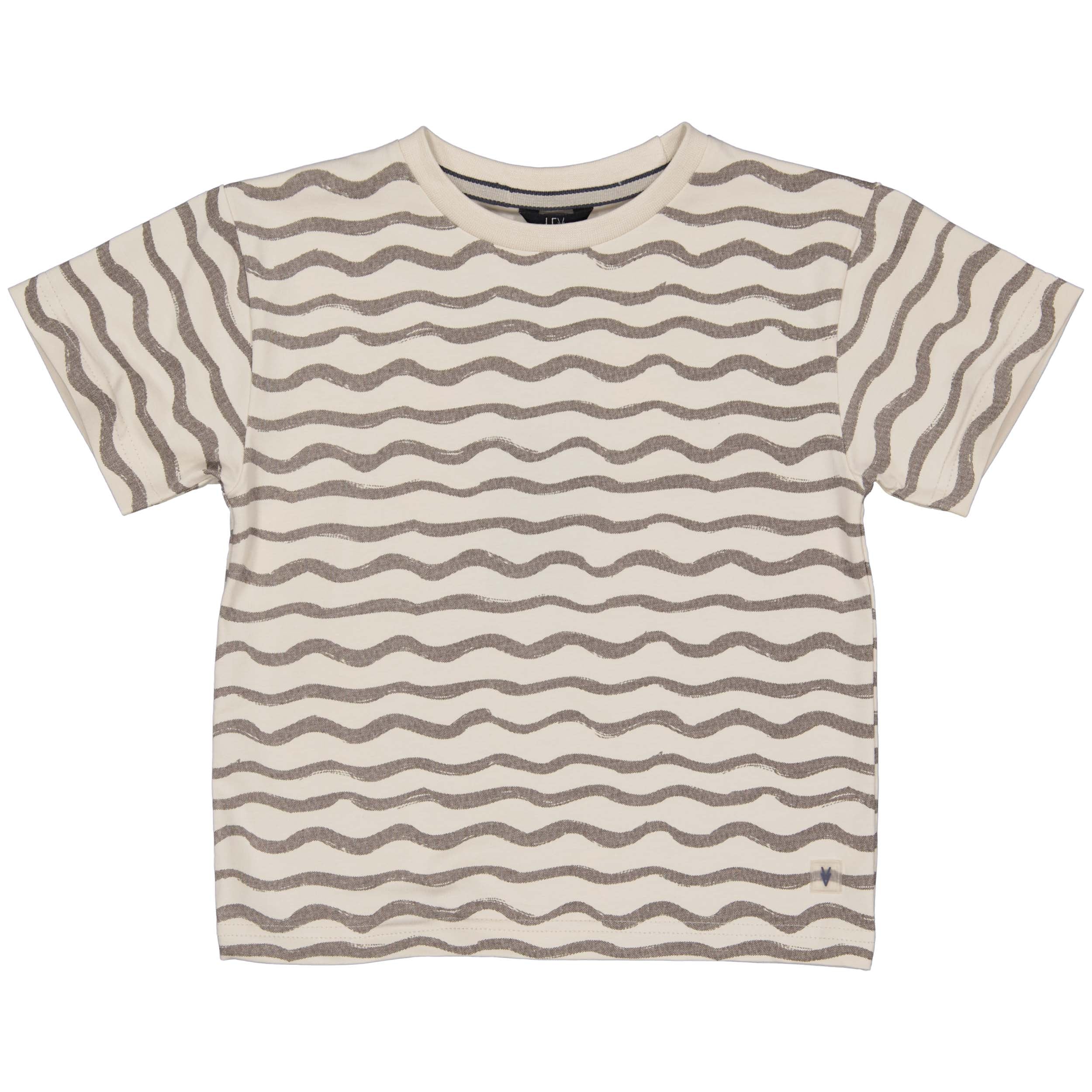 Oversized Shortsleeve | AOP Grey Stripe