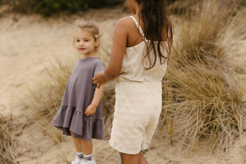 Playsuit | Ivory White