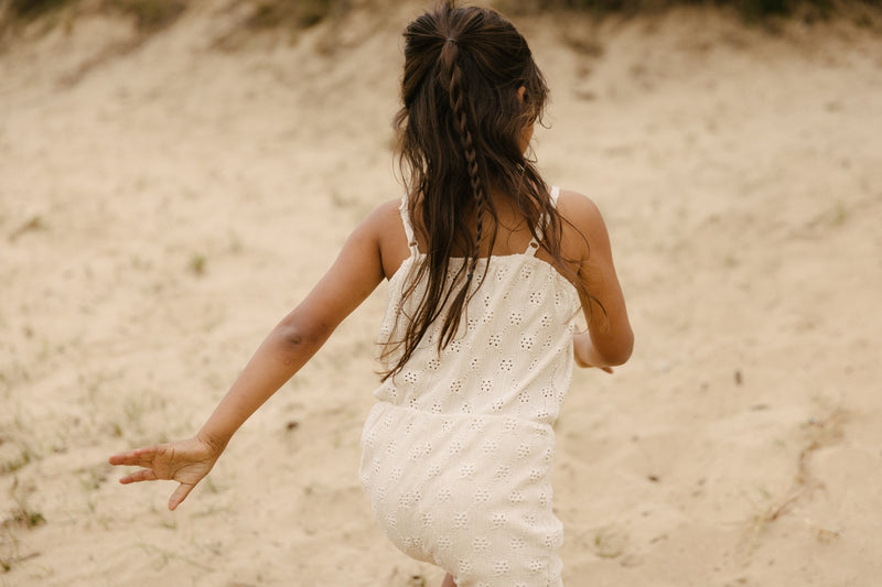 Playsuit | Ivory White