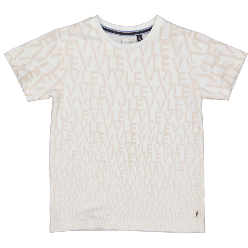 Shortsleeve | AOP White Text