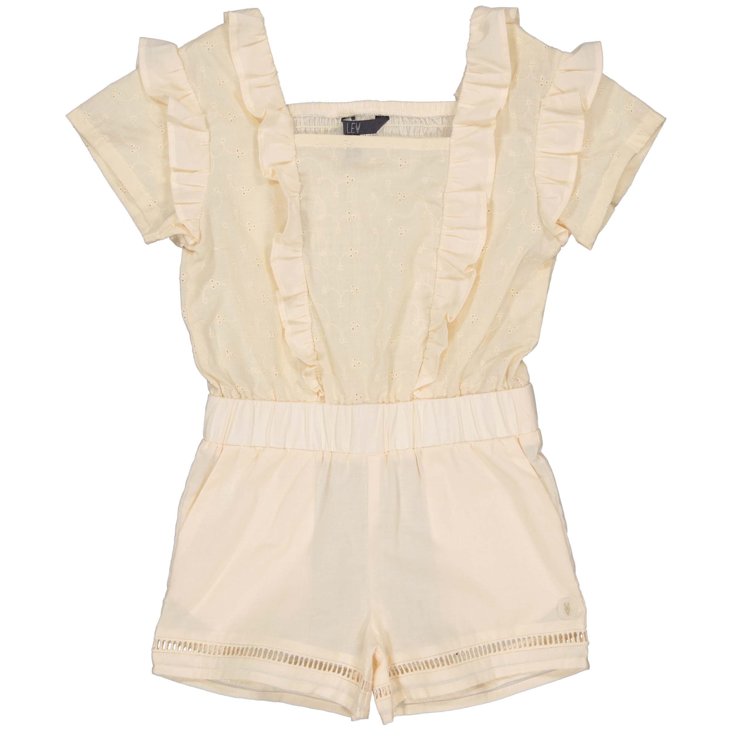 Playsuit | Ivory White