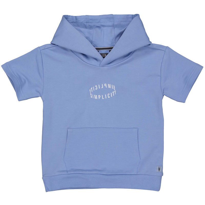 Shortsleeve Sweater | Mid Blue