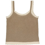 Knitted Singlet | Taupe