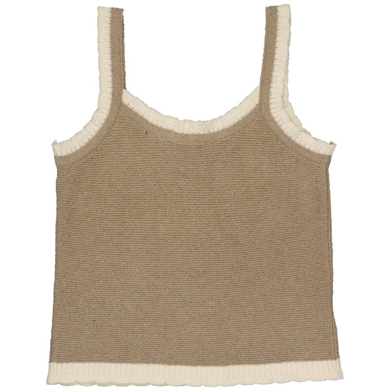 Knitted Singlet | Taupe