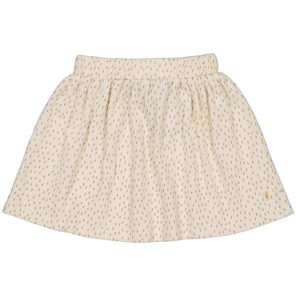 Skirt | AOP Taupe Dot