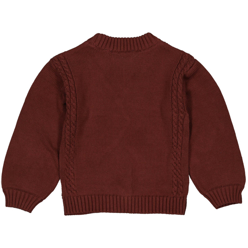 SWEATERS | Brown red