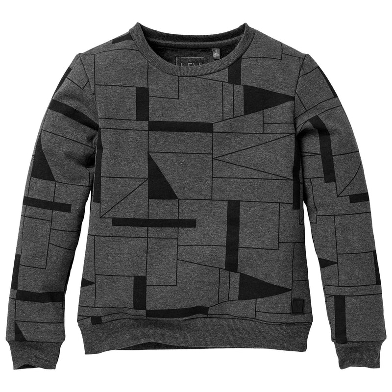 SWEATER | AOP Black Graphic