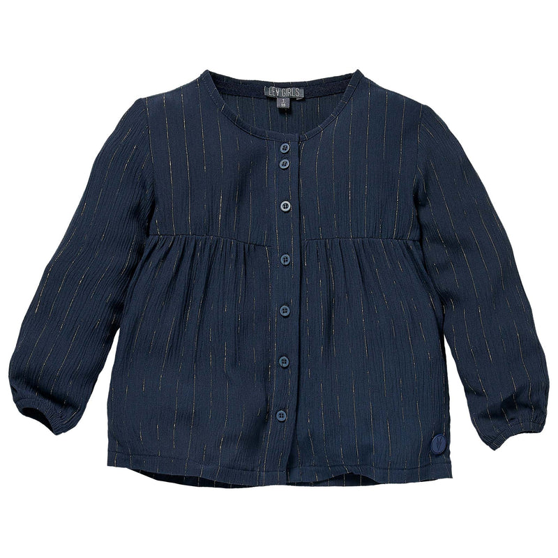 BLOUSE | AOP Blue Stripe