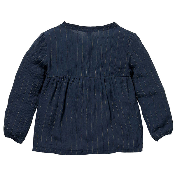 BLOUSE | AOP Blue Stripe