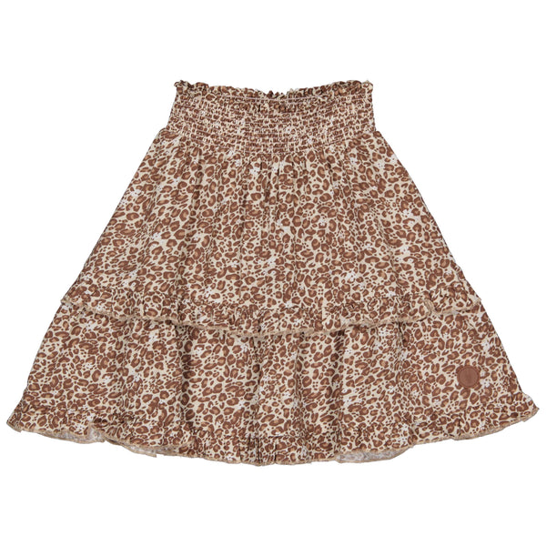 SKIRT | AOP Brown Animal