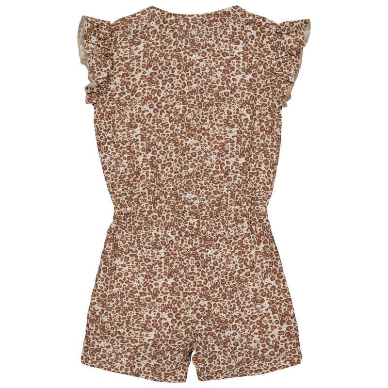 PLAYSUIT | AOP Brown Animal