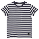 SHORTSLEEV | AOP Grey Stripe