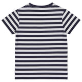 SHORTSLEEV | AOP Grey Stripe