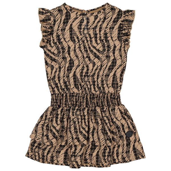 DRESS | AOP Brown Animal